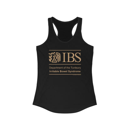 DK71: Dept. of Turdsury's IBS - Ladies Racerback Tank