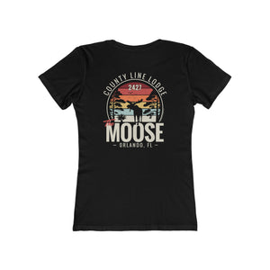 Moose Lodge 2427 - Florida Moose Sunset - Women's T-Shirt (Front & Back Print)