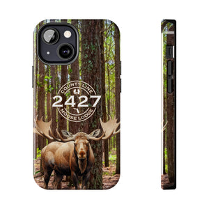 Moose Lodge 2427 - Woodlands Moose - Tough Phone Cases (Select Phone Models)