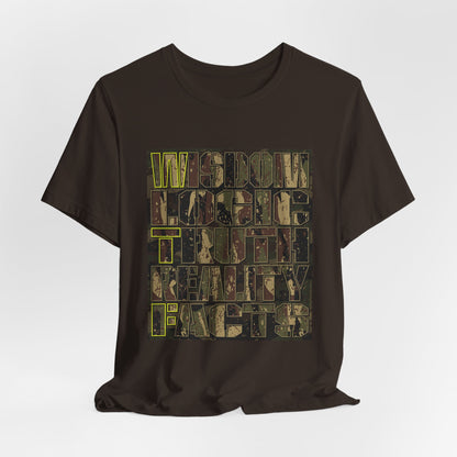 DK159: WTF! FTW! Facts! (Camo Edition) - Unisex S/S T-Shirt