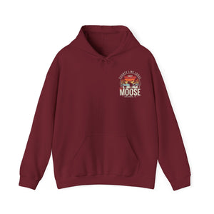 Moose Lodge 2427 - Florida Moose Sunset - Hooded Sweatshirt (Front & Back Print)