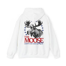 Load image into Gallery viewer, Moose Lodge 2427 - Moose For President - Hooded Sweatshirt (Front &amp; Back Print)
