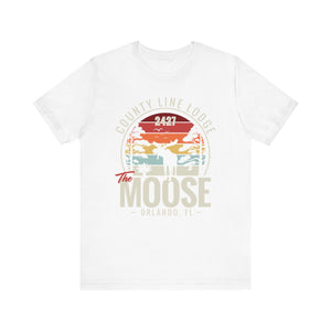 Moose Lodge 2427 - Florida Moose Sunset - Unisex T-Shirt (Front Print Only)