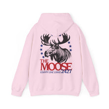 Load image into Gallery viewer, Moose Lodge 2427 - Moose For President - Hooded Sweatshirt (Front &amp; Back Print)
