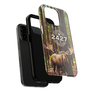 Moose Lodge 2427 - Woodlands Moose - Tough Phone Cases (Select Phone Models)