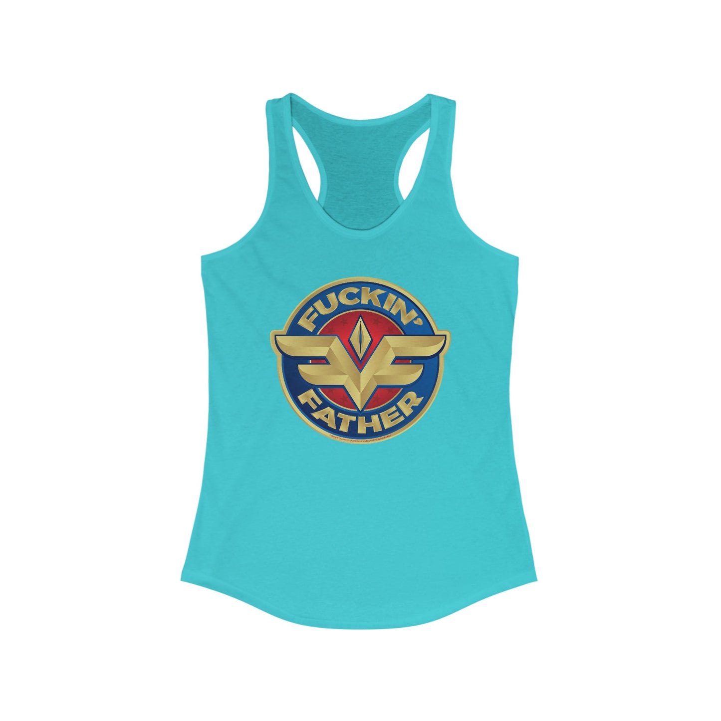 DK234: MF'in Fatherfuckers (HIS Edition) - Ladies Racerback Tank