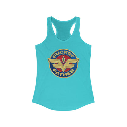 DK234: MF'in Fatherfuckers (HIS Edition) - Ladies Racerback Tank