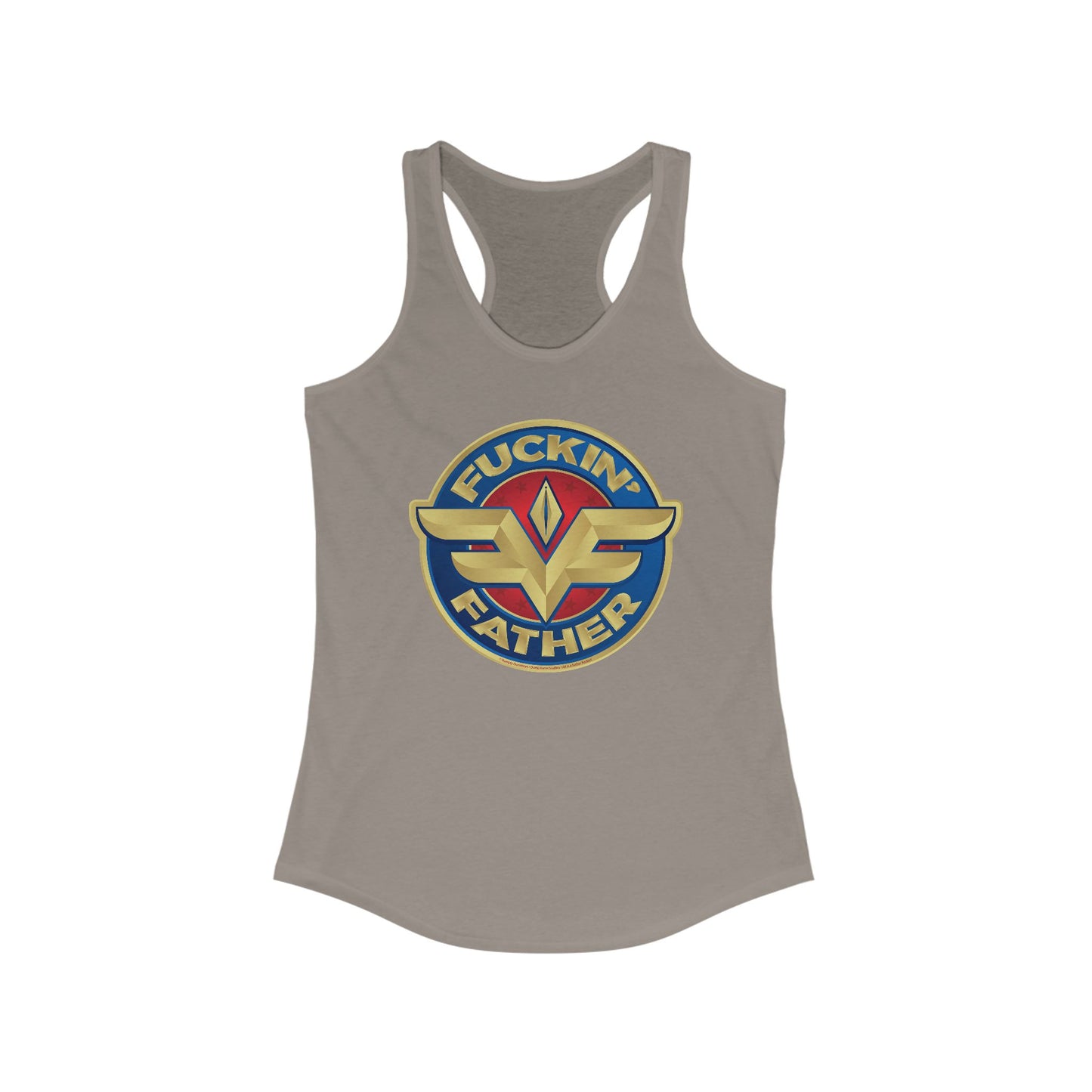 DK234: MF'in Fatherfuckers (HIS Edition) - Ladies Racerback Tank