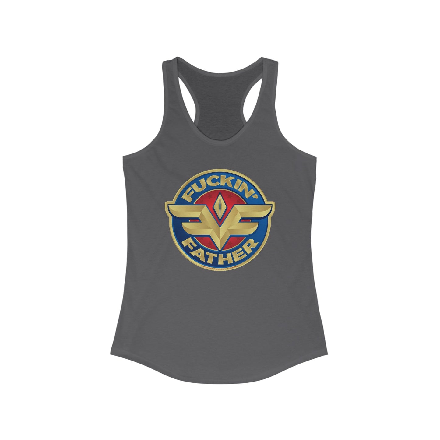 DK234: MF'in Fatherfuckers (HIS Edition) - Ladies Racerback Tank
