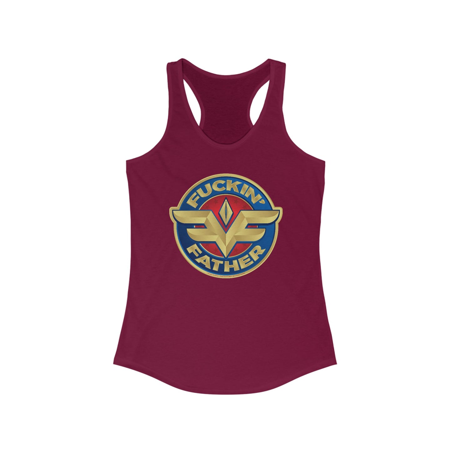 DK234: MF'in Fatherfuckers (HIS Edition) - Ladies Racerback Tank