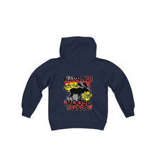 Load image into Gallery viewer, Moose Lodge 2427 - Loose Moose - Youth Hooded Sweatshirt (Front &amp; Back Print)
