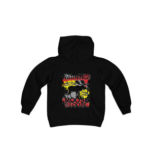 Moose Lodge 2427 - Loose Moose - Youth Hooded Sweatshirt (Front & Back Print)