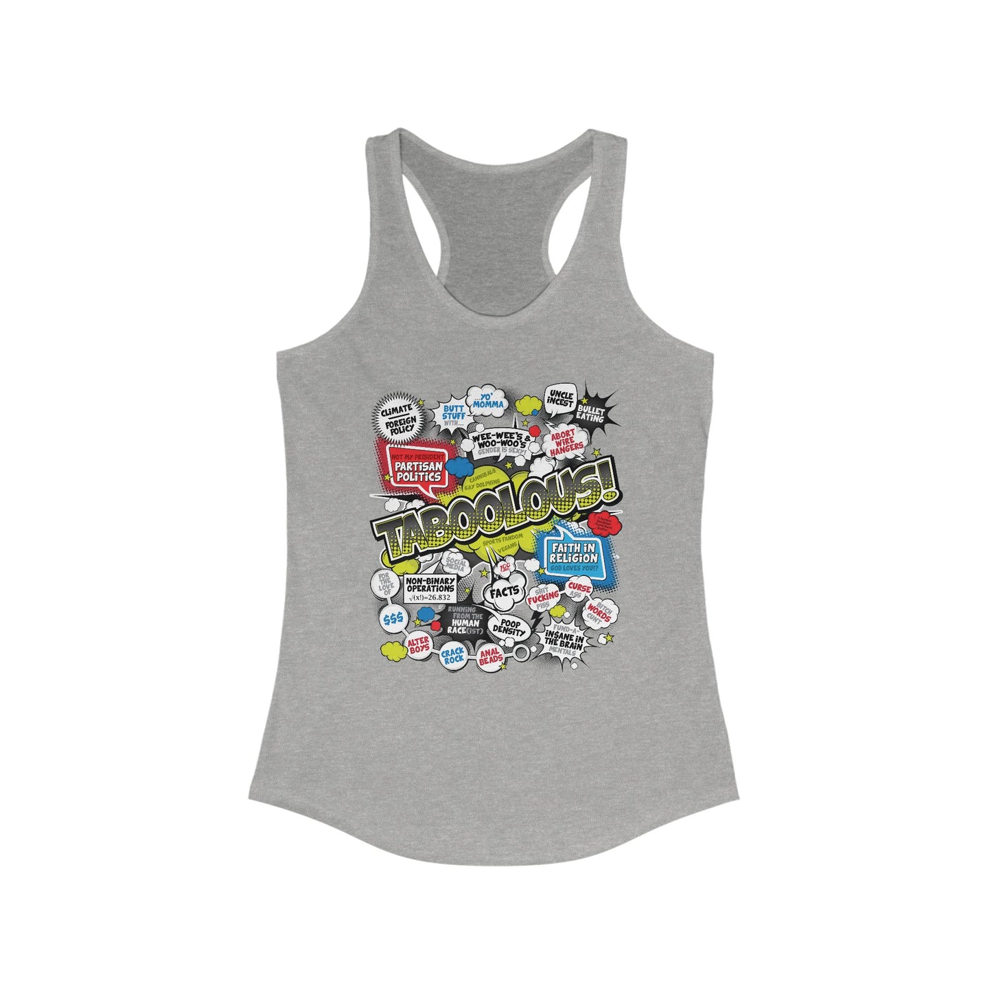 DK187: Taboolous! - Ladies Racerback Tank