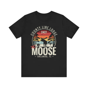 Moose Lodge 2427 - Florida Moose Sunset - Unisex T-Shirt (Front Print Only)