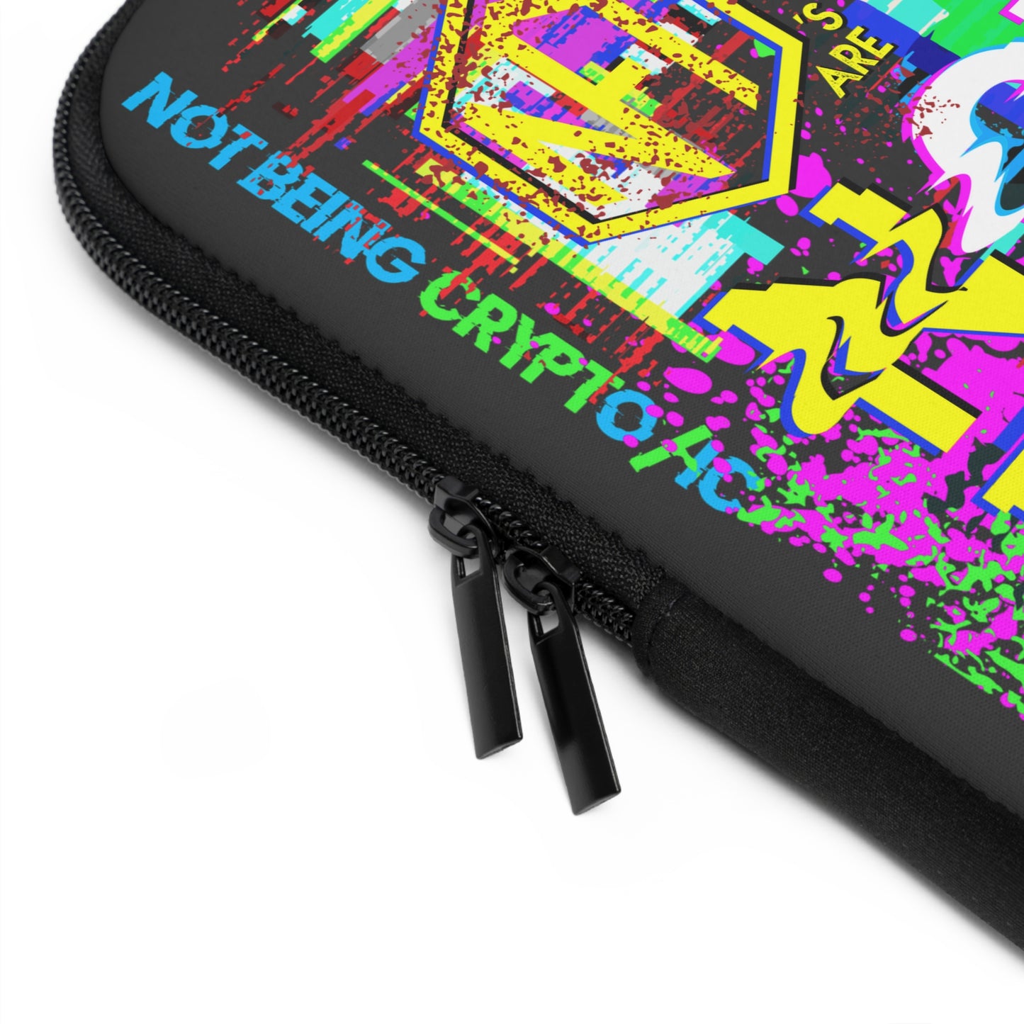 DK195: NFT Chumpanzees - Padded Laptop / Tablet Sleeve