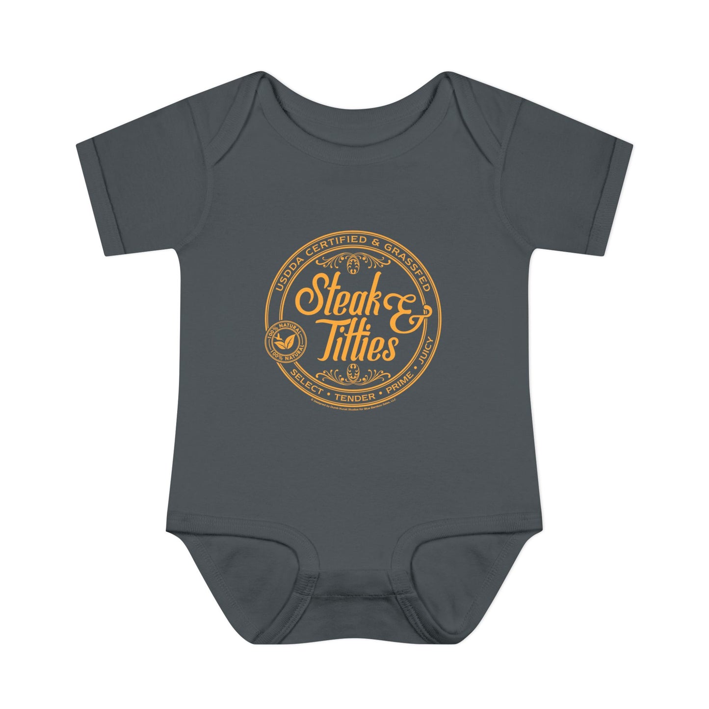 DK225: Steak & Titties - Infant Sized Onsie