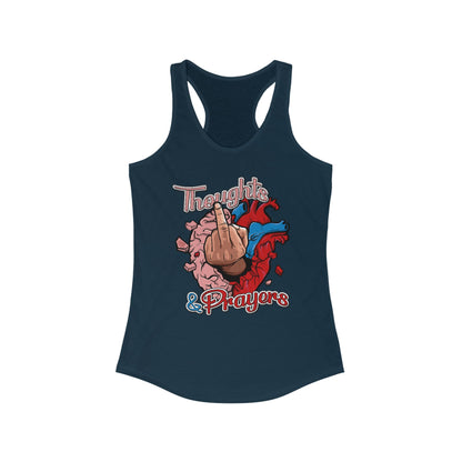 DK140: Thoughts & Prayers - Ladies Racerback Tank