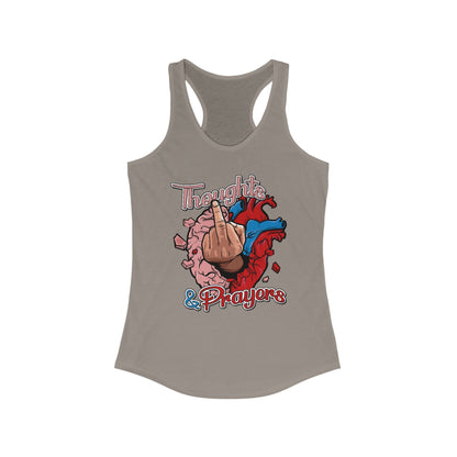DK140: Thoughts & Prayers - Ladies Racerback Tank