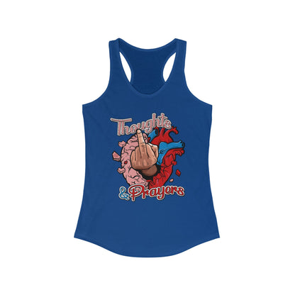 DK140: Thoughts & Prayers - Ladies Racerback Tank