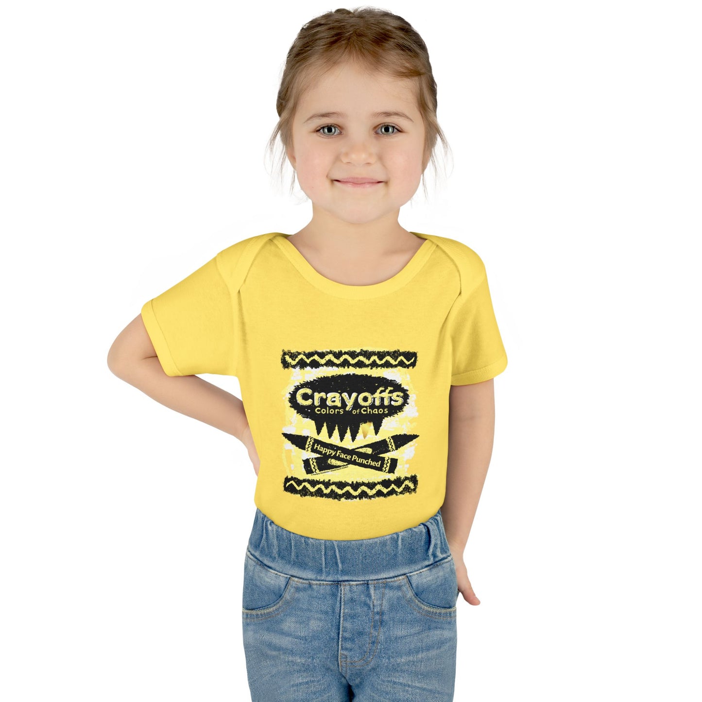 DK110: Crayoffs - Colors of Chaos - Infant Sized Onsie