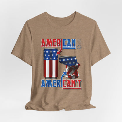 DK166: American't Recycling - Unisex S/S T-Shirt