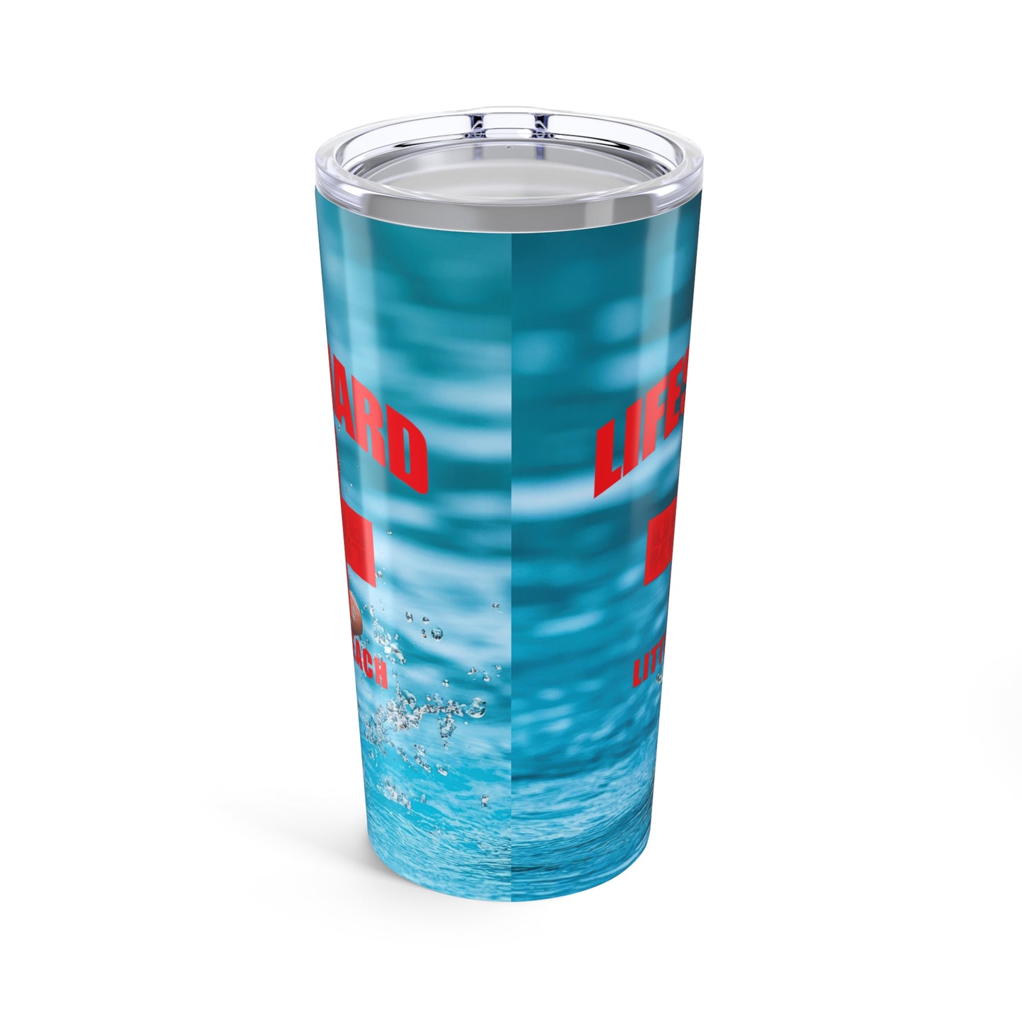 DK42: LIFESHARD - Little Beach - 20oz Travel Tumbler