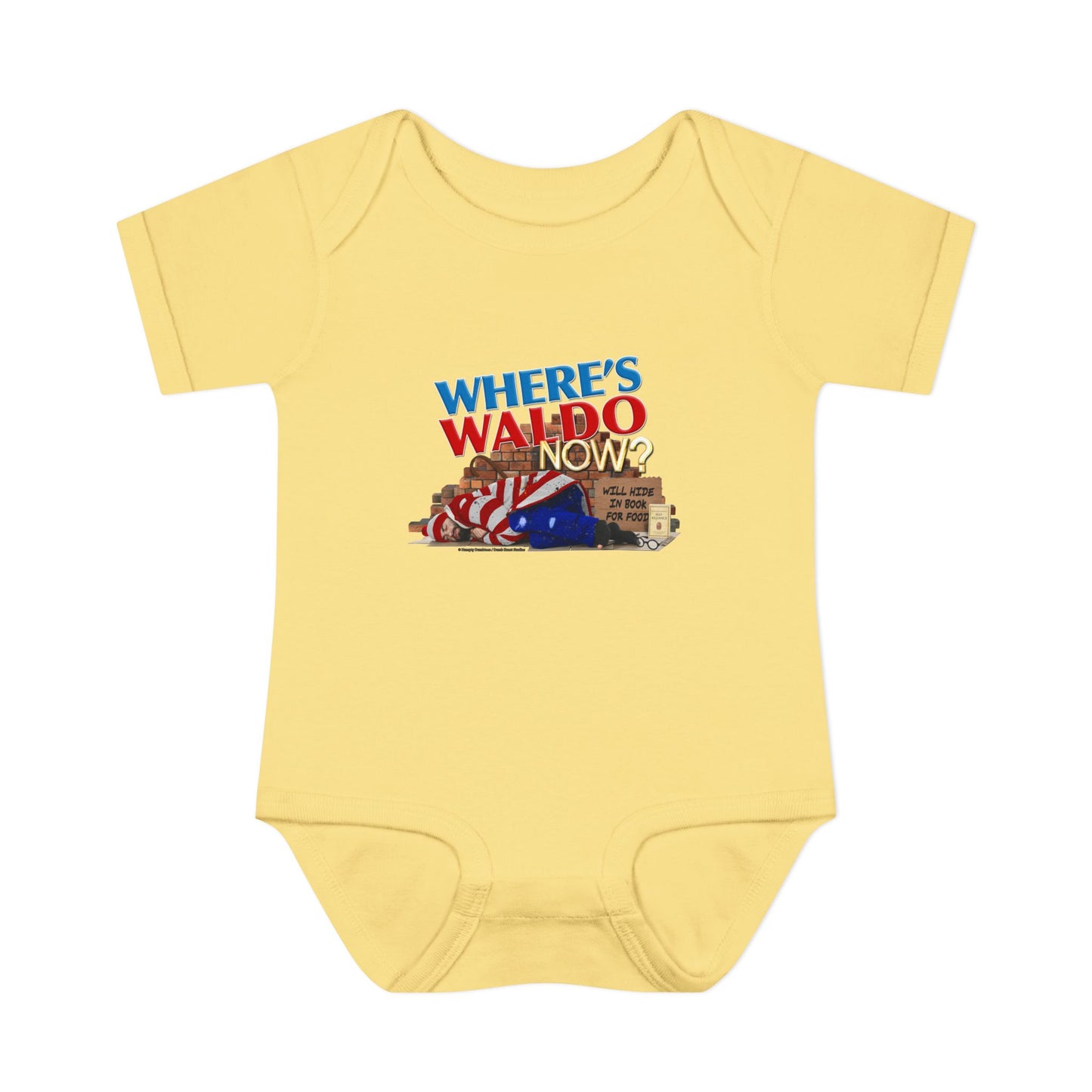 DK89: Where's Waldo Now? - Infant Sized Onsie