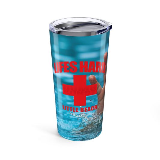 DK42: LIFESHARD - Little Beach - 20oz Travel Tumbler