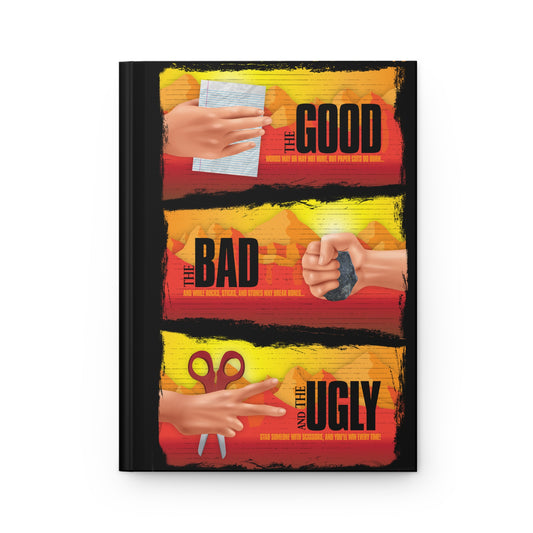 DK173: Roshambo Gone Wild West - Hardcover Writing Journal