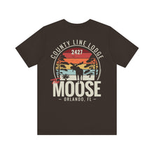 Load image into Gallery viewer, Moose Lodge 2427 - Florida Moose Sunset - Unisex T-Shirt (Front &amp; Back Print)
