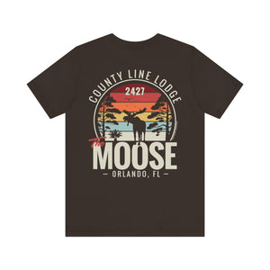 Moose Lodge 2427 - Florida Moose Sunset - Unisex T-Shirt (Front & Back Print)