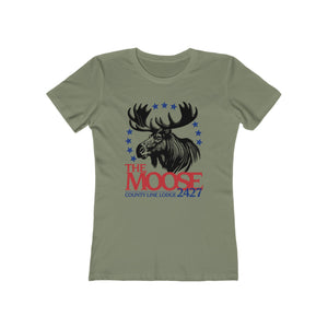 Moose Lodge 2427 - Moose For President - Women's T-Shirt (Front Print Only)