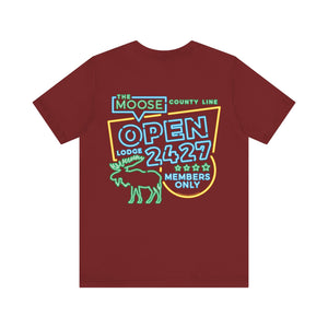 Moose Lodge 2427 - Moose Open 2427 - Unisex T-Shirt (Front & Back Print)