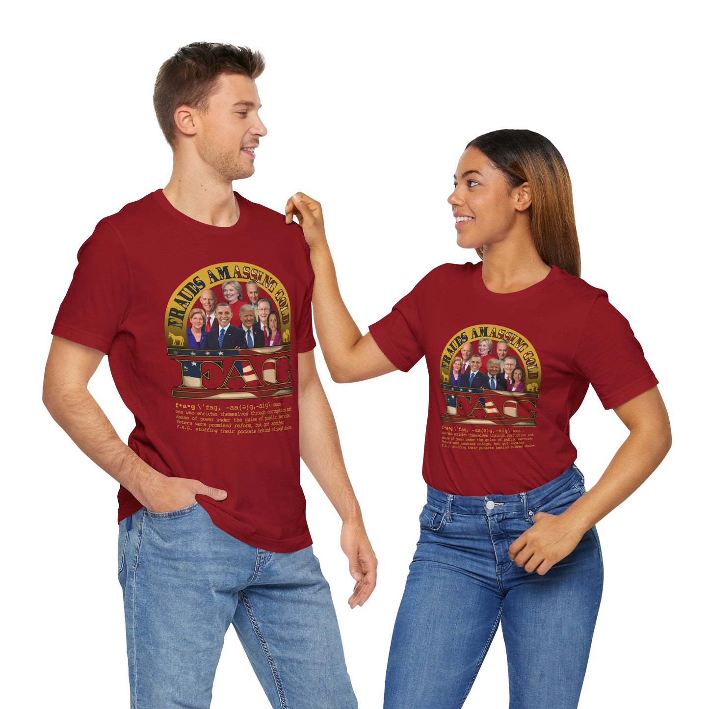 DK238: Fierce And Glorious (Frauds Amassing Gold Edition) - Unisex S/S T-Shirt
