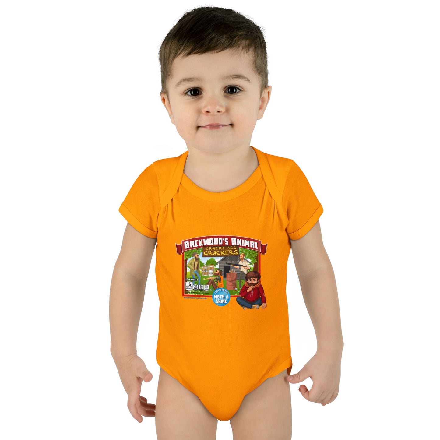 DK77: Animal Cracka' Ass Crackas - Infant Sized Onsie