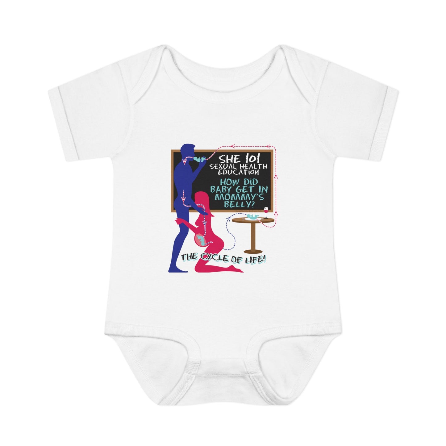 DK184: Baby In The Belly - Infant Sized Onsie