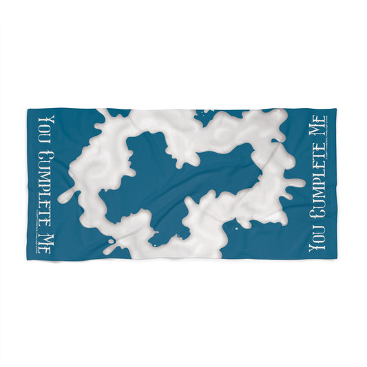 DK38: You Cumplete Me - 30"x60" Beach Towel