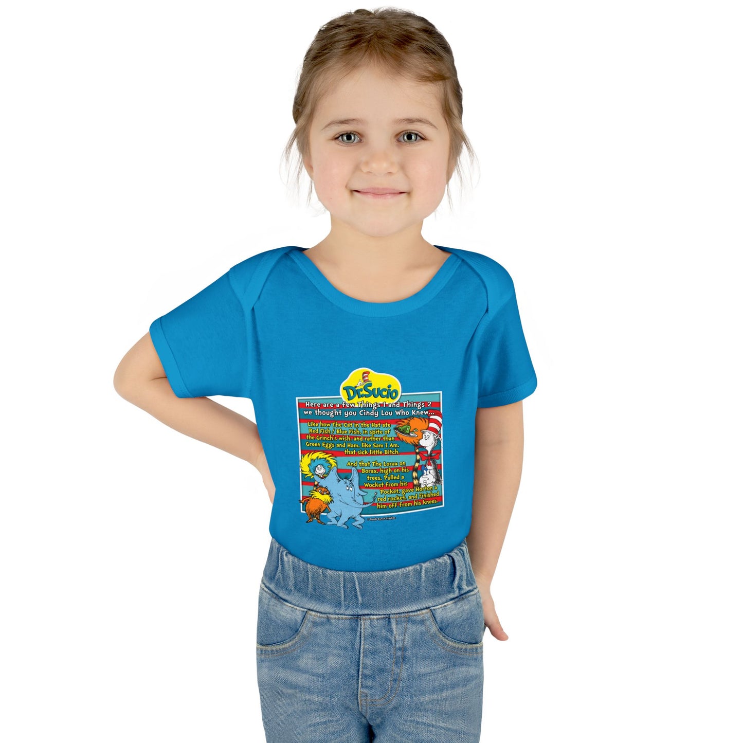 DK64: Doctored Seuss (Dirty Dr. Sucio) - Infant Sized Onsie