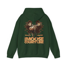 Load image into Gallery viewer, Moose Lodge 2427 - Moose Antlers - Hooded Sweatshirt (Front &amp; Back Print)
