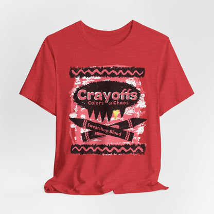 DK110: Crayoffs Colors of Chaos - Unisex S/S T-Shirt
