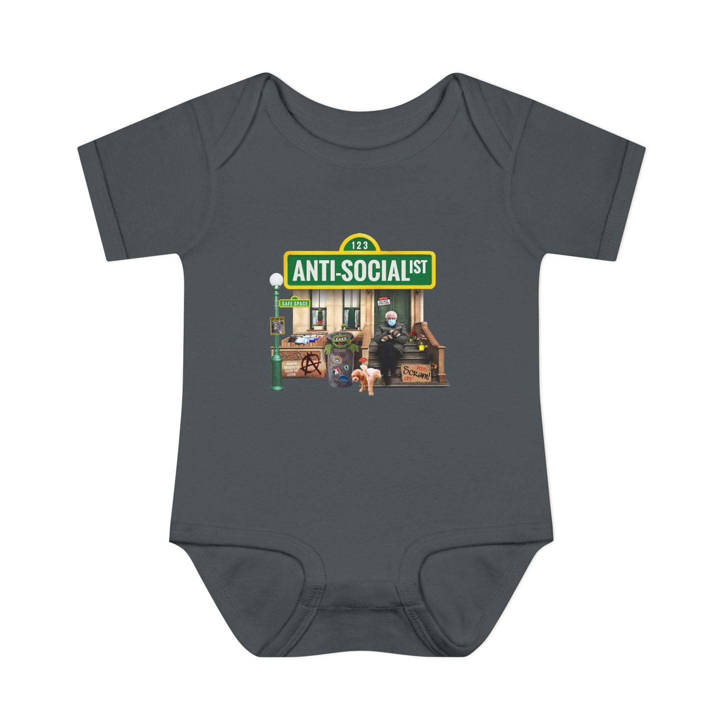 DK58: Bernie The Grouch - Infant Sized Onsie