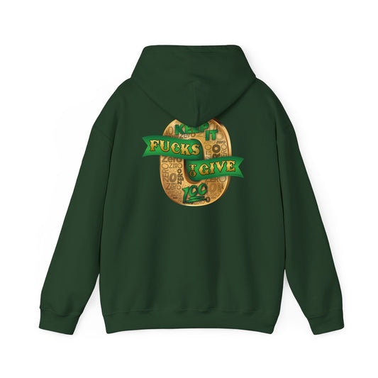 DK100: Zero Fucks To Give (Gold Edition) - Adult Hooded Sweatshirt