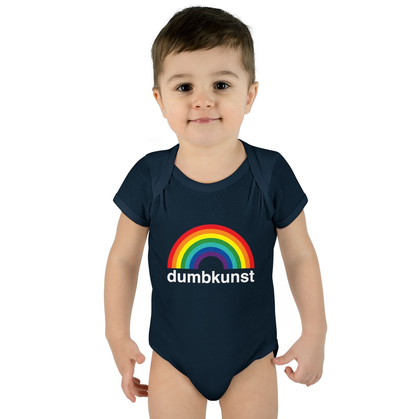 DK16: Dumb Kunst Under The Rainbow - Infant Sized Onsie
