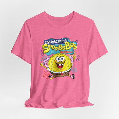DK196: Contraceptive SpongeBob - Unisex S/S T-Shirt