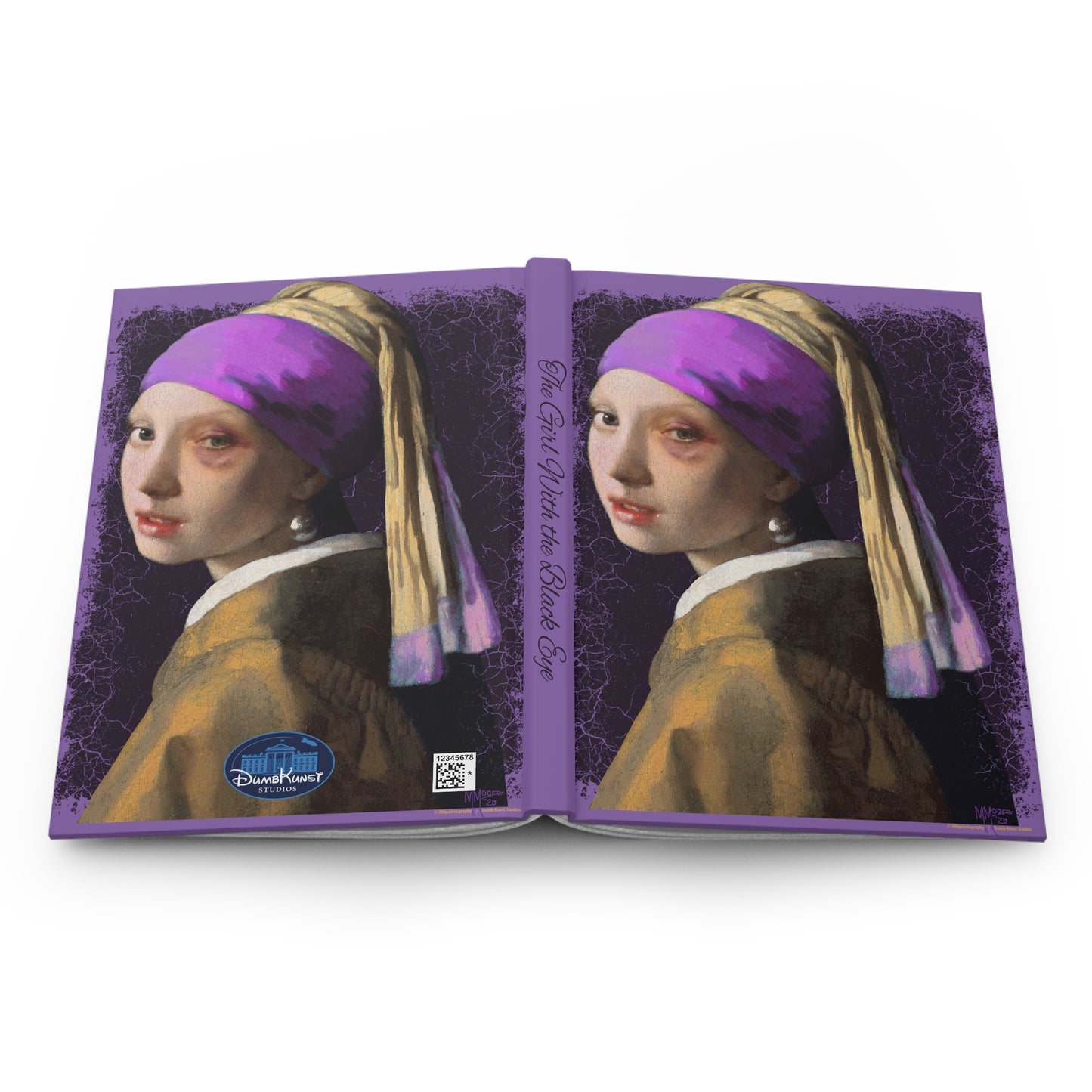 DK18: Girl With the Black Eye - Hardcover Writing Journal