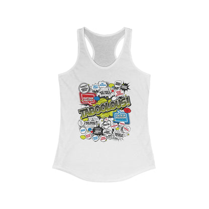 DK187: Taboolous! - Ladies Racerback Tank
