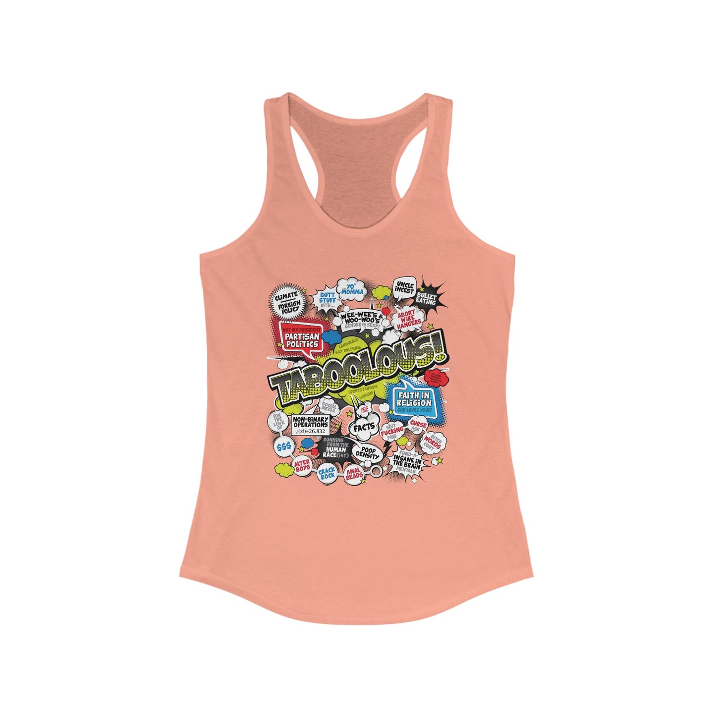 DK187: Taboolous! - Ladies Racerback Tank