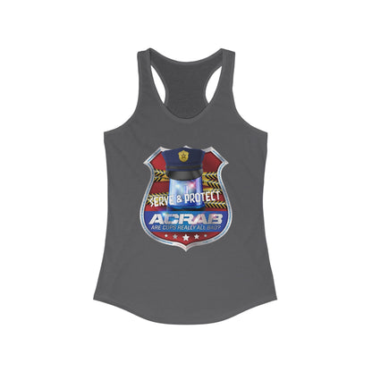 DK210: A.C.A.B. (Cops Edition) - Ladies Raceback Tank