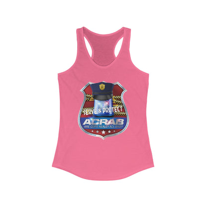 DK210: A.C.A.B. (Cops Edition) - Ladies Raceback Tank