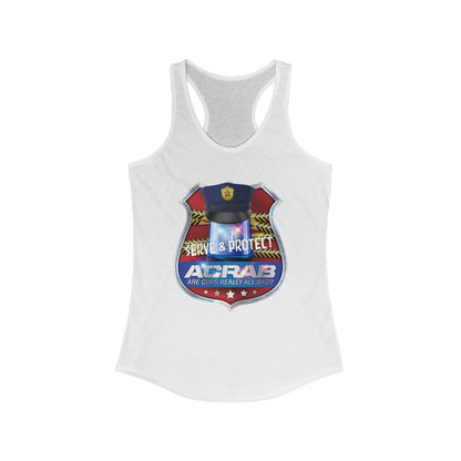 DK210: A.C.A.B. (Cops Edition) - Ladies Raceback Tank
